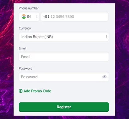 ValorBet casino India registration with full verification